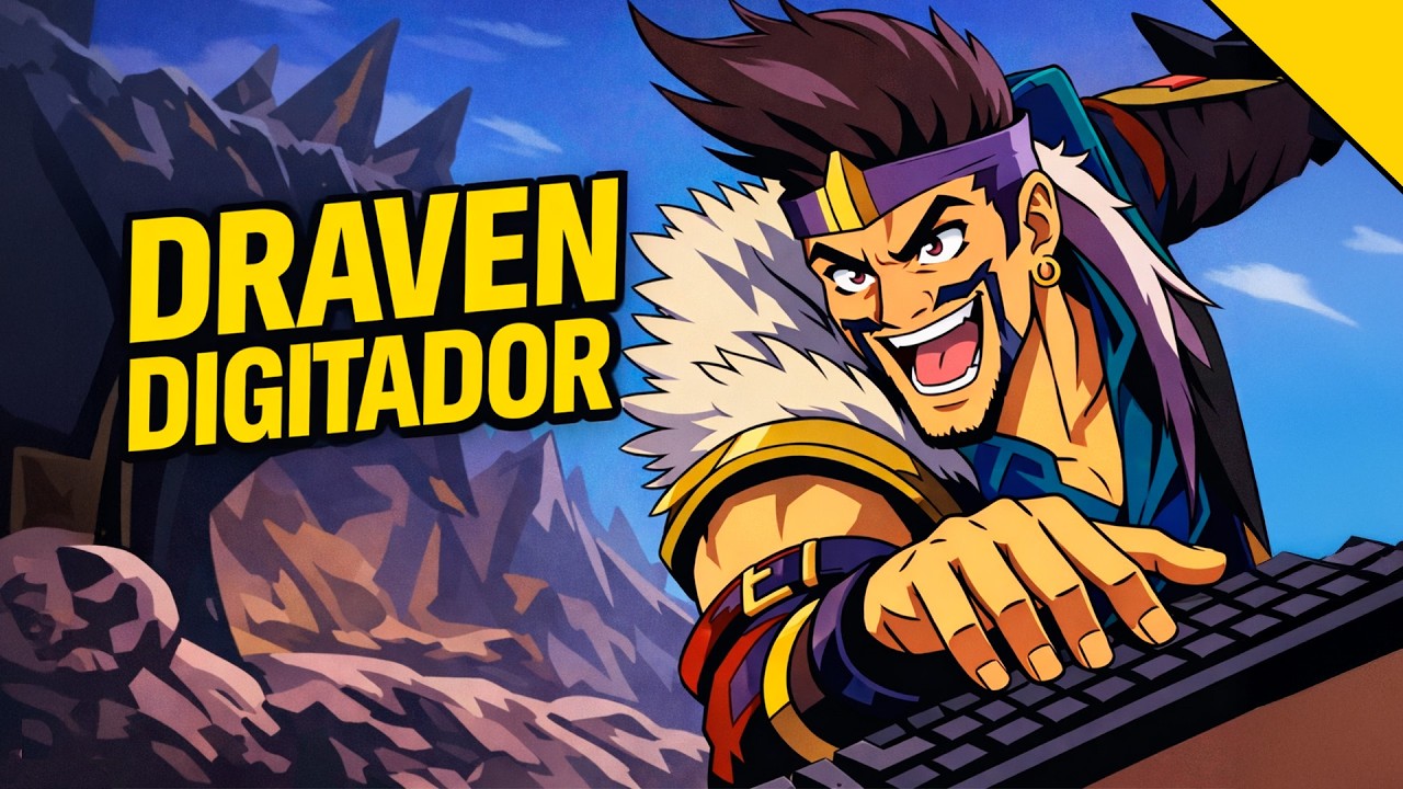 Joguei EXATAMENTE igual um mono Draven 😂