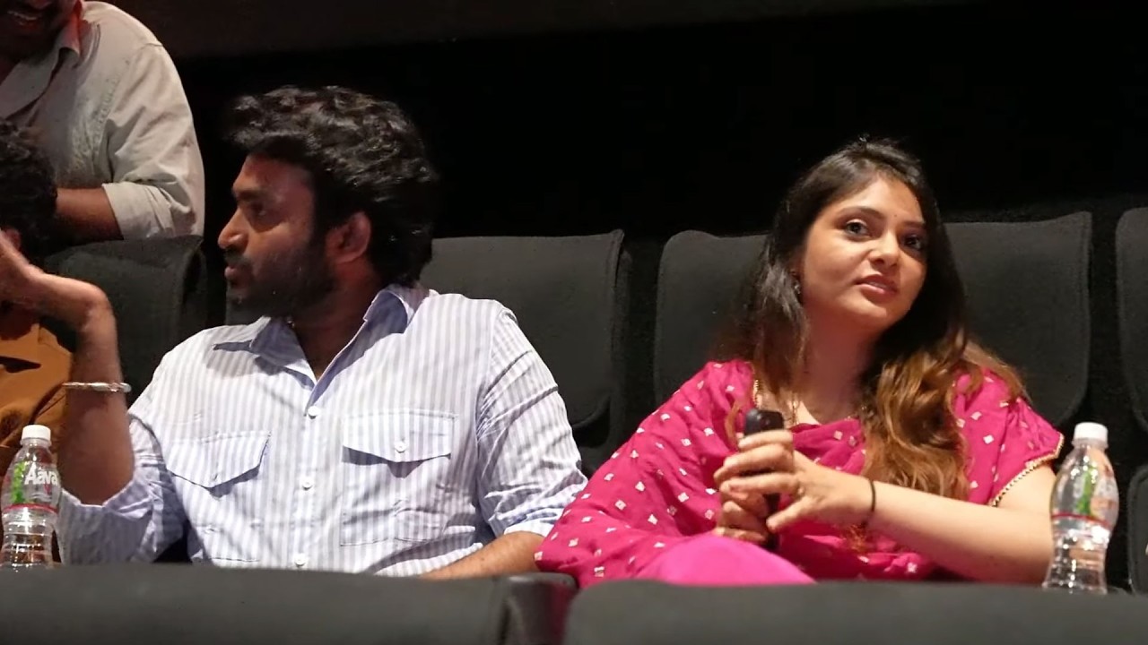 Kiran Abbavaram with Wife Rahasya Watching Chennai Love Story Movie