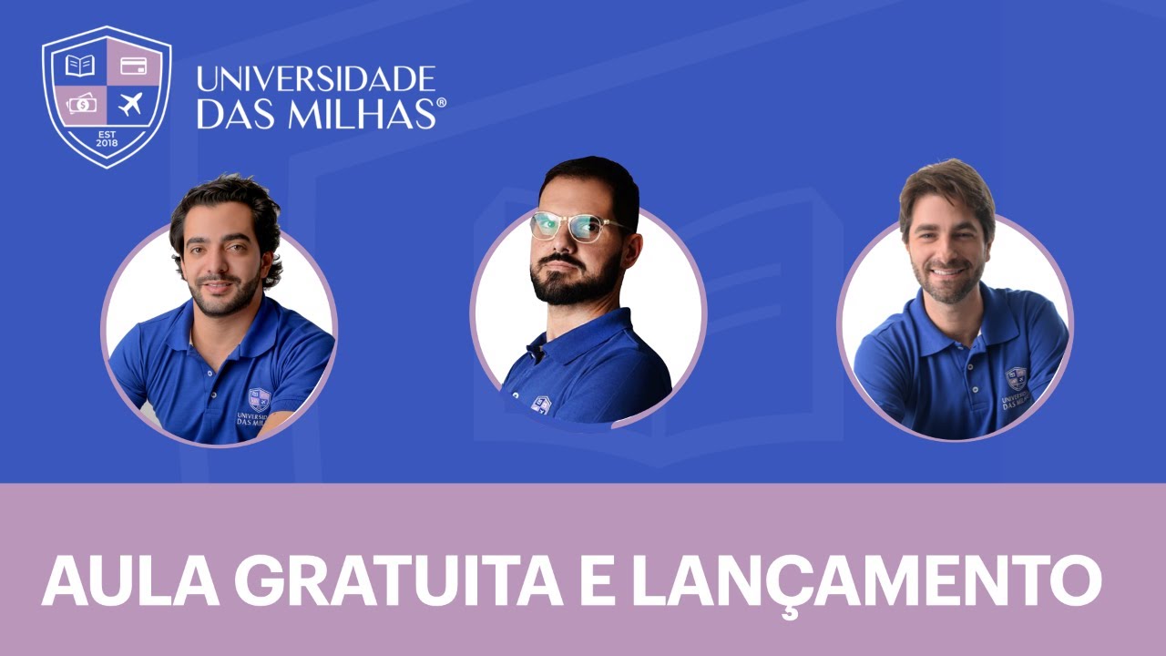 Aula Gratuita e Lançamento da Universidade das Milhas