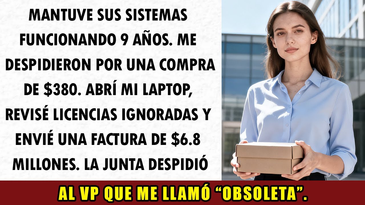 Me Despidieron por $380… Mi Silencio Les Costó $6 8 Millones   Venganza Corporativa