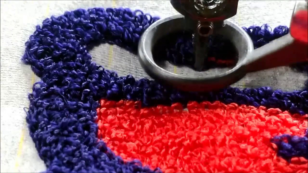 Chenille Embroidery | How to Make Chain Stitch Embroidery  | Chenille Patches