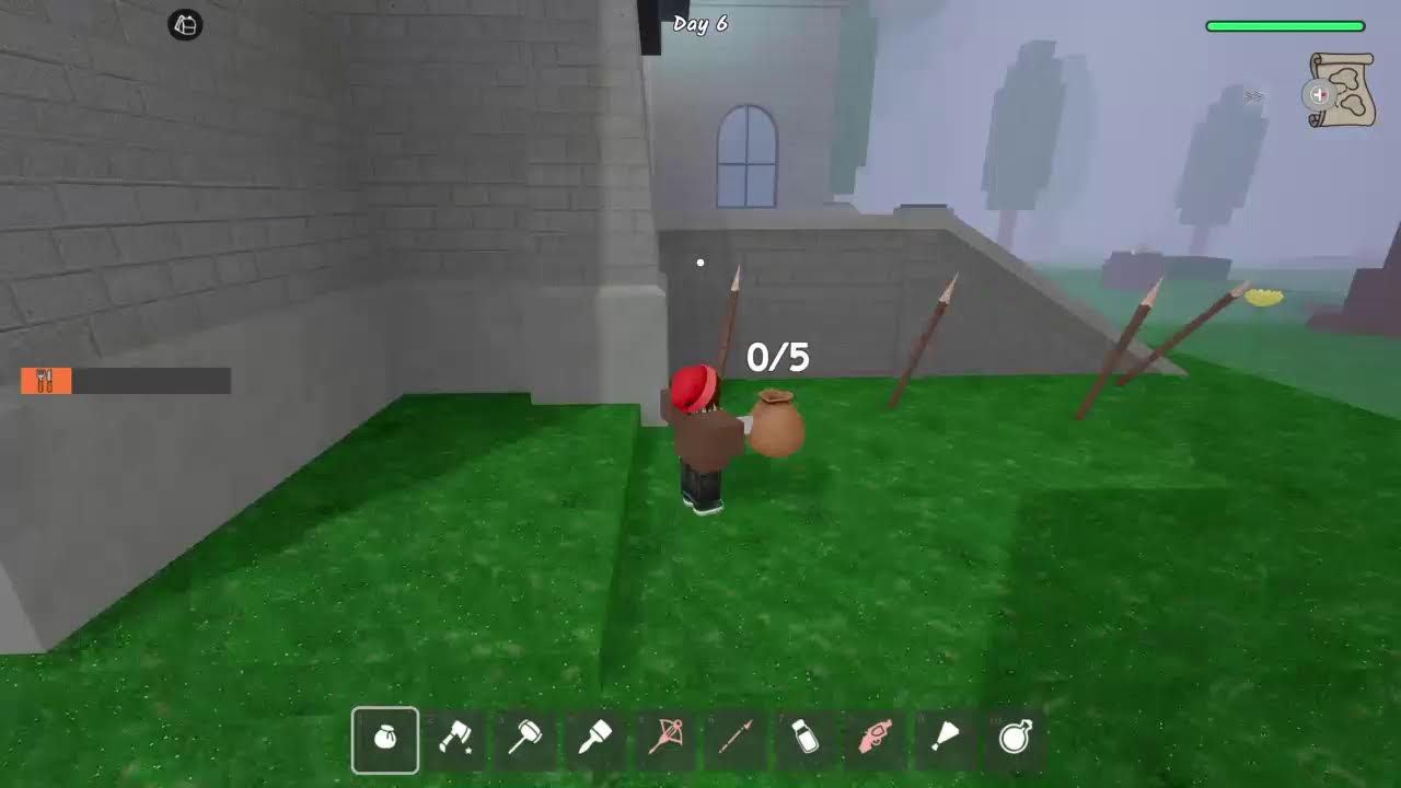 Playing 99 nights in the forest Roblox Valentine Update