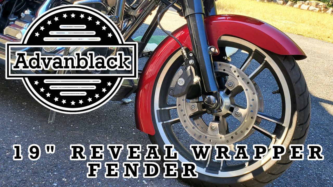 Custom HARLEY DAVIDSON Wrapper Front Fender By ADVANBLACK