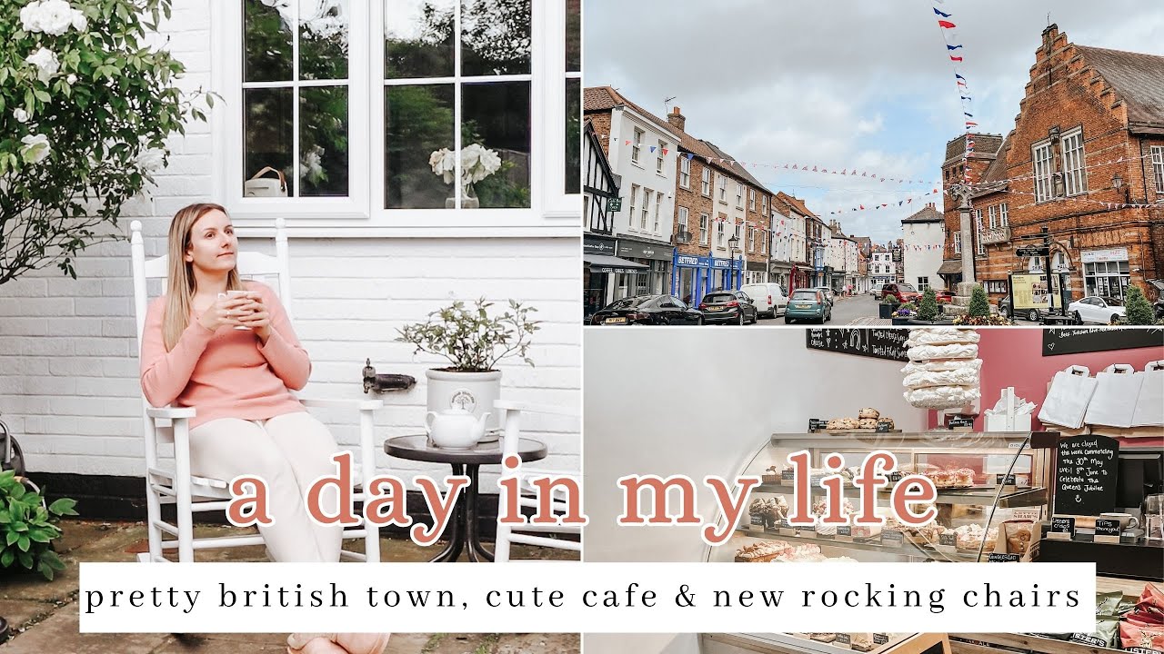 A Slow Sunday | pretty british town, cute cafe lunch date & new rocking chairs
