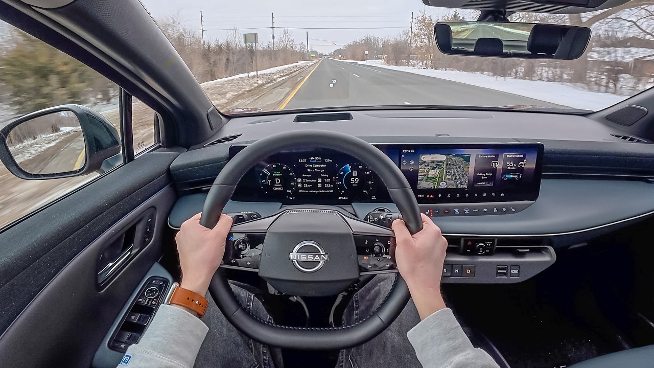 2026 Nissan Leaf Platinum+ - POV Test Drive (Binaural Audio)