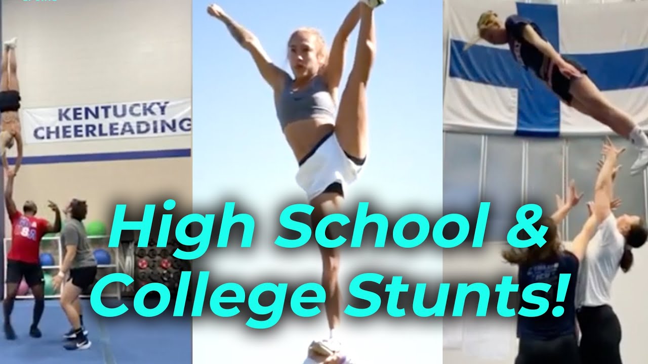 Best of High School & College Cheer Stunt Sequences!