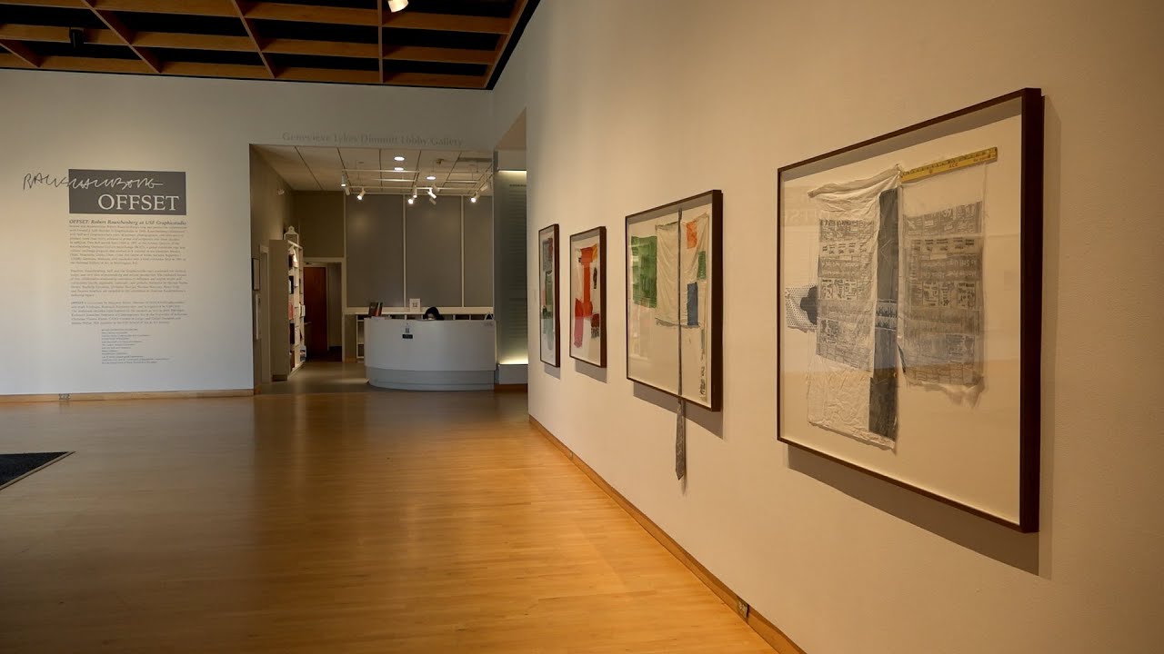 OFFSET: Robert Rauschenberg at USF Graphicstudio - January 19 - March 2, 2024 - USFCAM