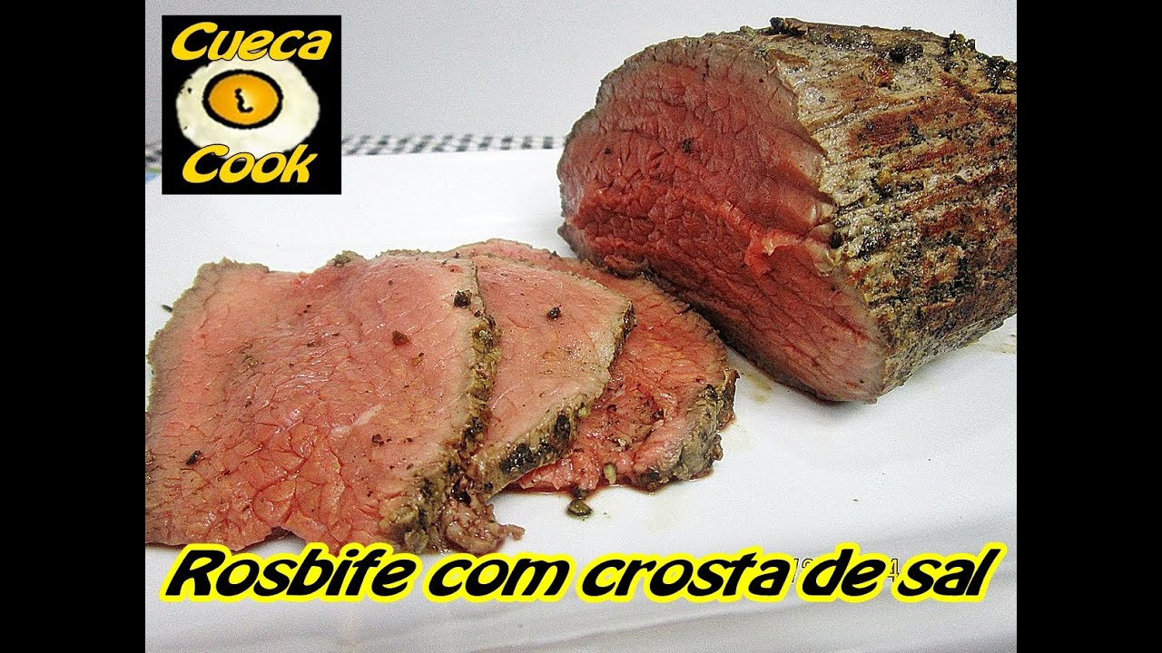 Rosbife de lagarto com crosta de temperos
