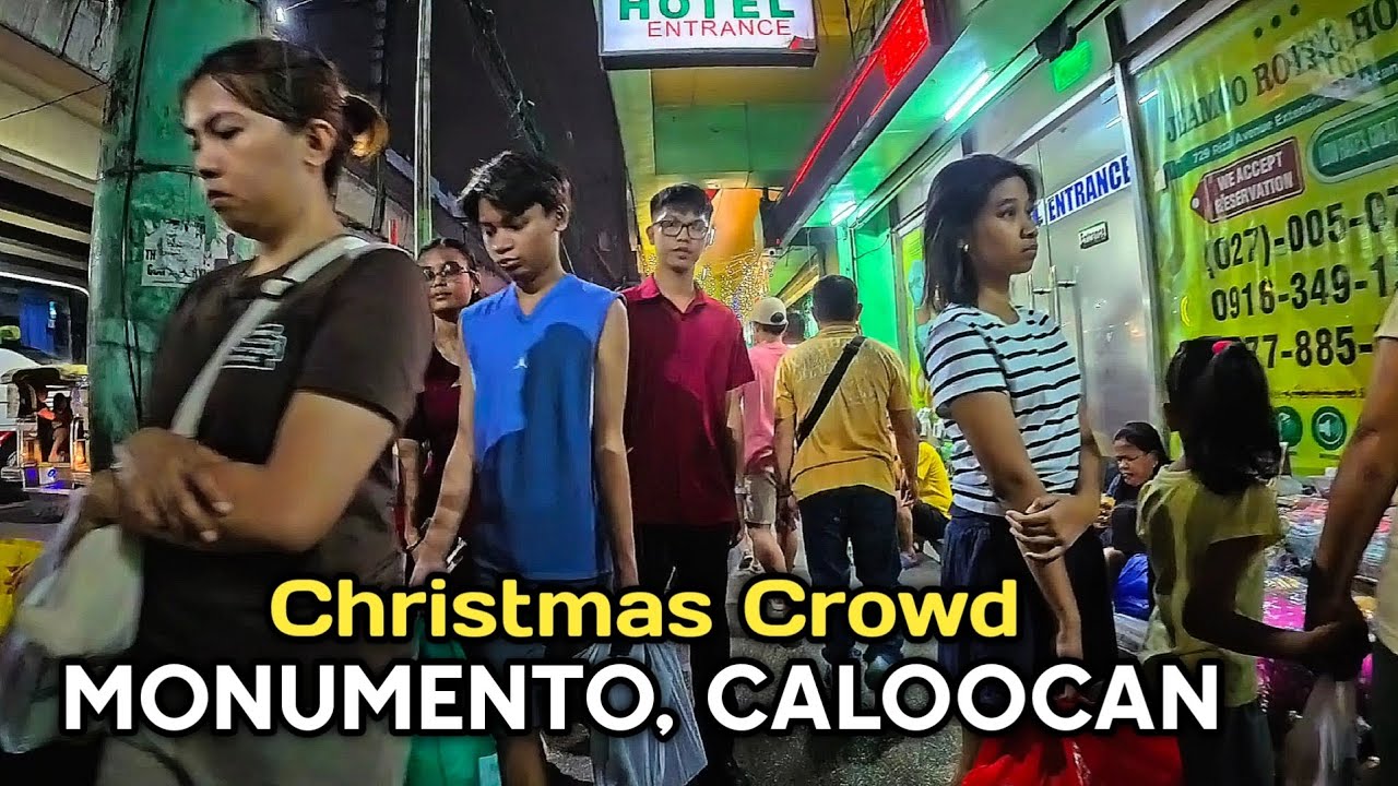 Busy & Crowded Place During Christmas Season 🎄🎁 MONUMENTO, CALOOCAN..