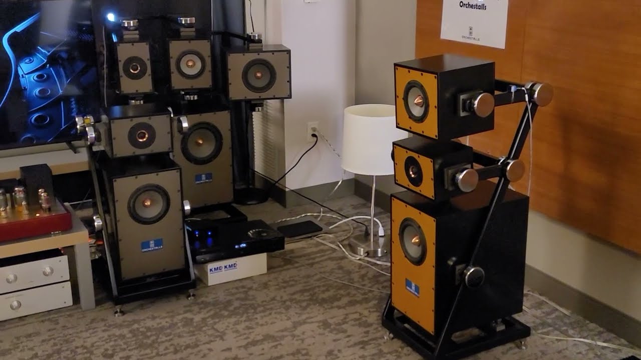 #Axpona 2022, Orchestalls, #Hifispeakers, 오디오스피커,  Korea, 김석수, 세계 최초 가변지향 스피커, Korea Made