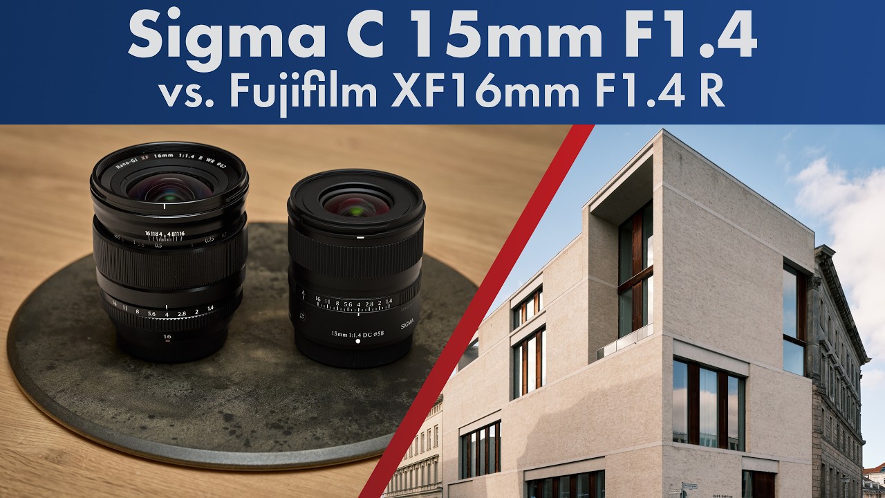 Sigma 15mm F1.4 DC im Test (vs. Fujifilm XF16mm F1.4 R WR) [Deutsch]