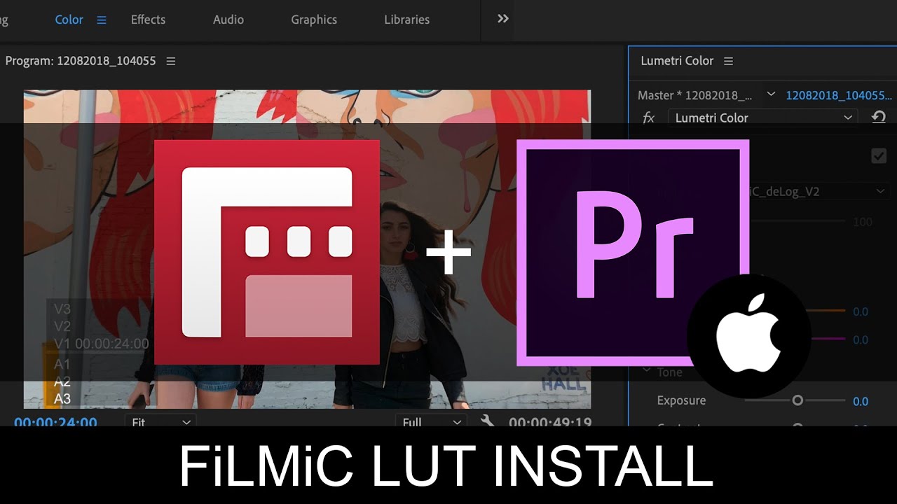FiLMiC Pro LUT Pack Premiere Pro Install Tutorial (Mac)