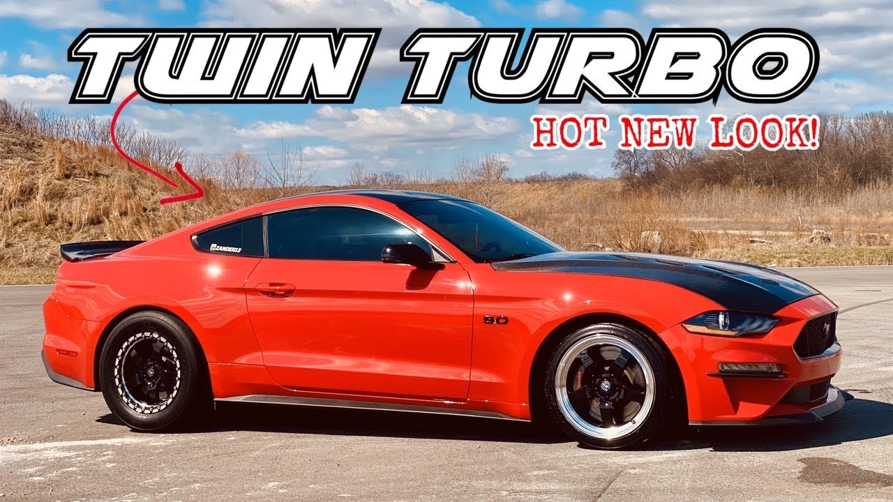 Наконец-то мой TWIN TURBO Mustang GT 2019 года получил новые диски — бедлоки Forgestar D5!!!