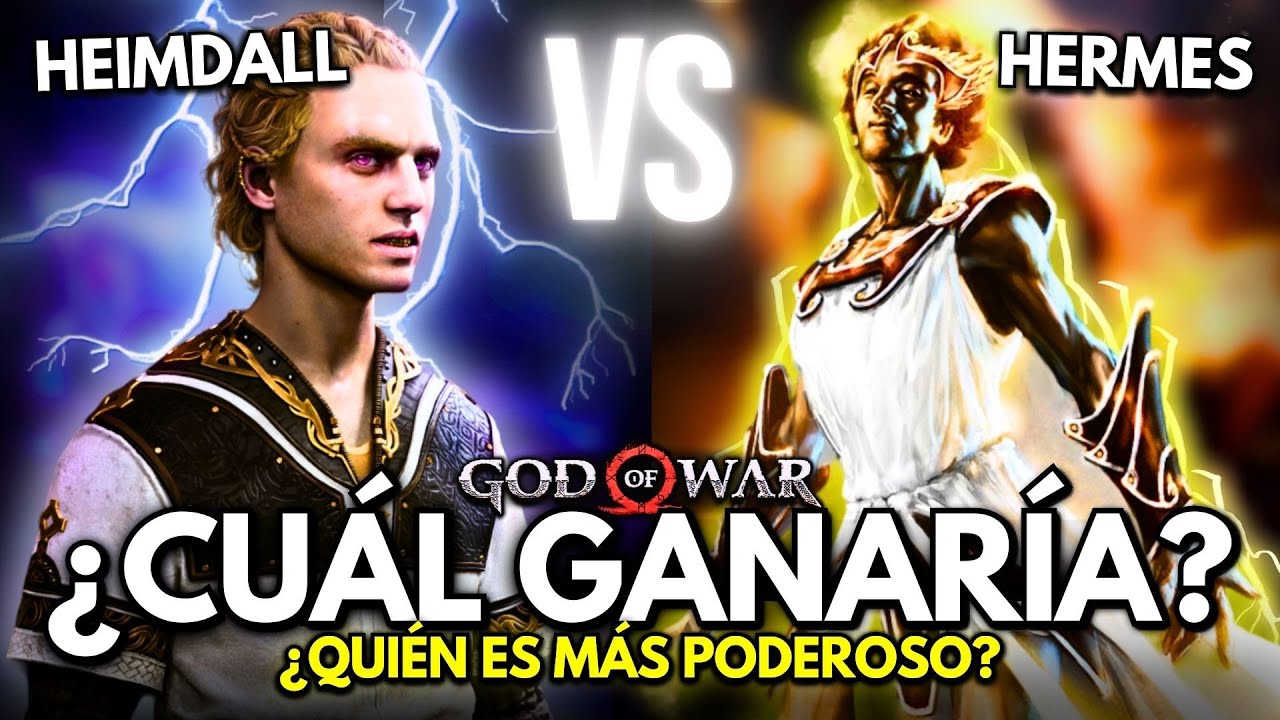 ¿QUIÉN ES MÁS PODEROSO entre HEIMDALL y HERMES? ¿Cuál ganaría en una pelea? - God of War 🔥