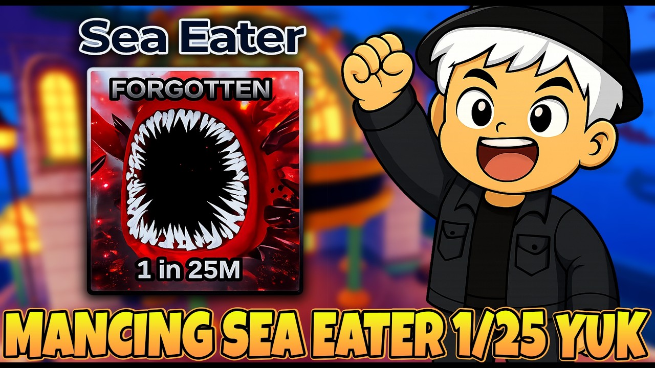 MABAR X8 DEMI MANCING SEA EATER 1/25M SEBELUM UPDATE BARU HARI MINGGU NANTI FISH IT!