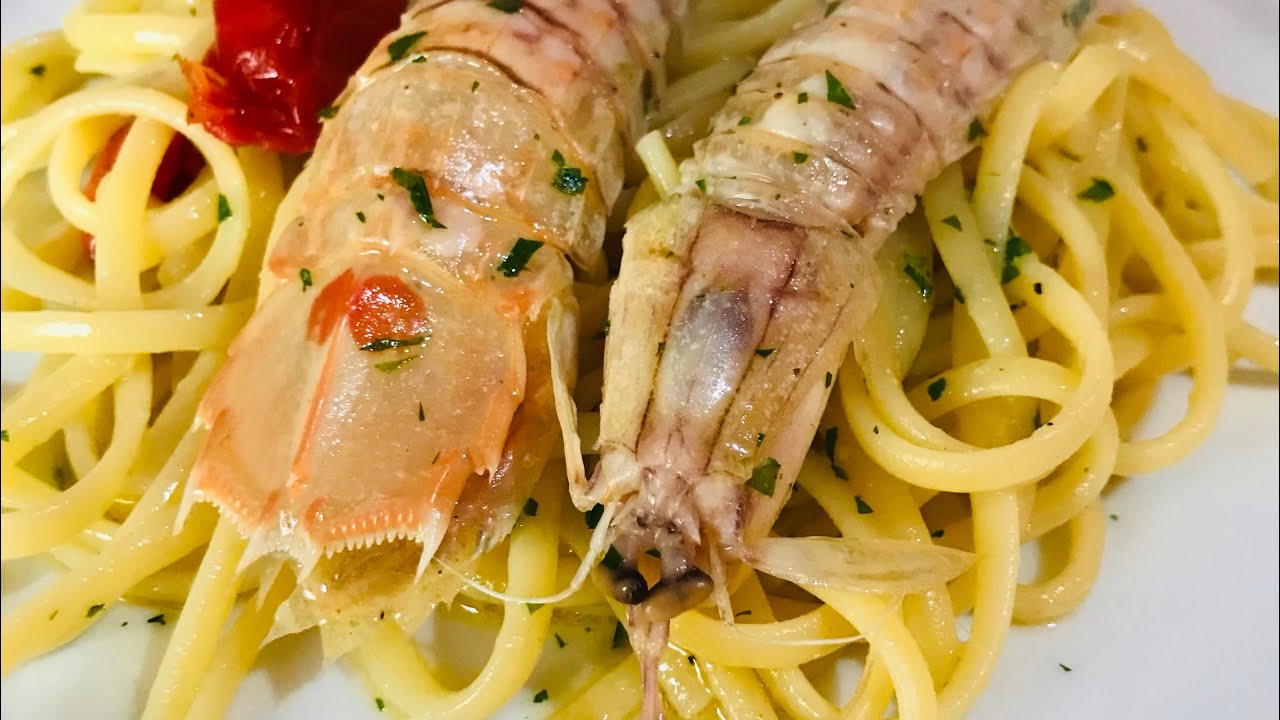 La reginetta del mare : le cicale di mare (canocchie)con le linguine 🤩😋😋