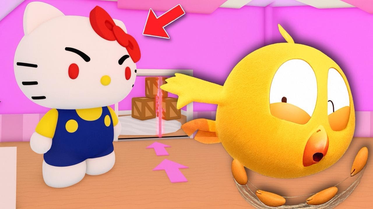Chicky Plays : Escape The Hello Kitty House Roblox - Where's Chicky? ROBLOX