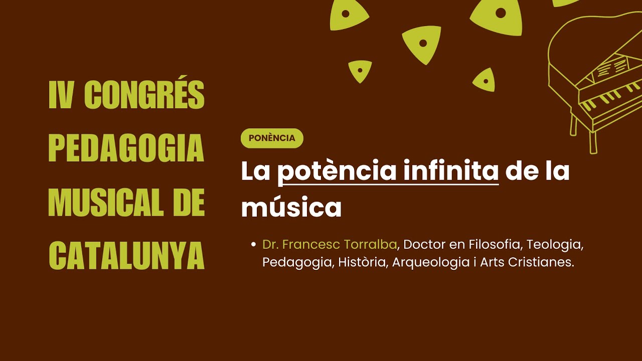 La potència infinita de la música - Dr. Francesc Torralba