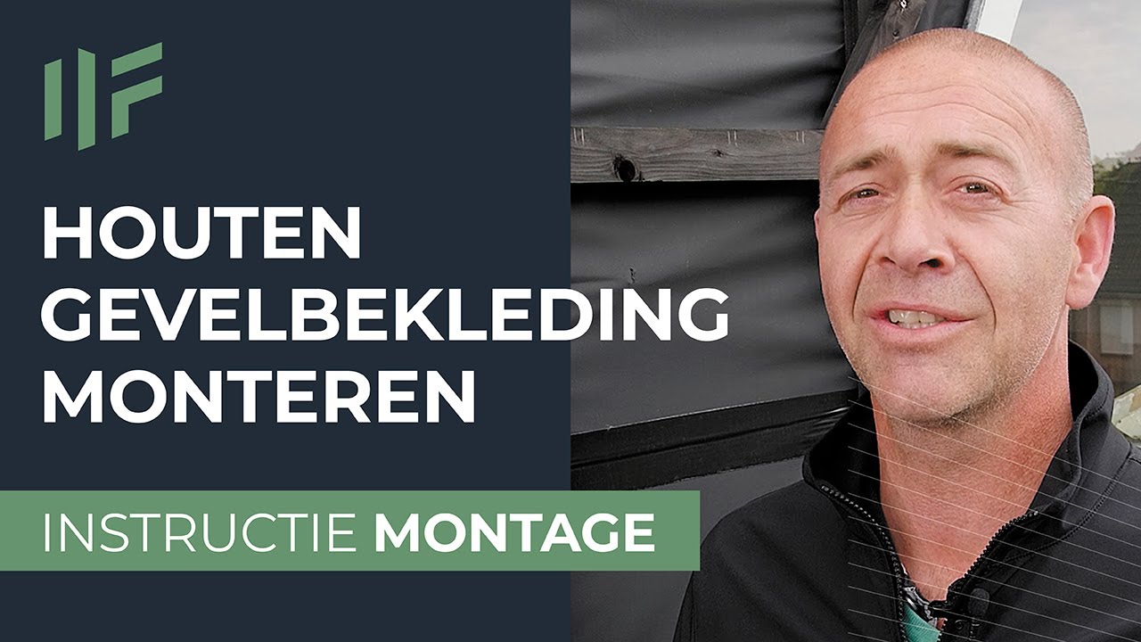 Instructies: montage montage houten gevelbekleding