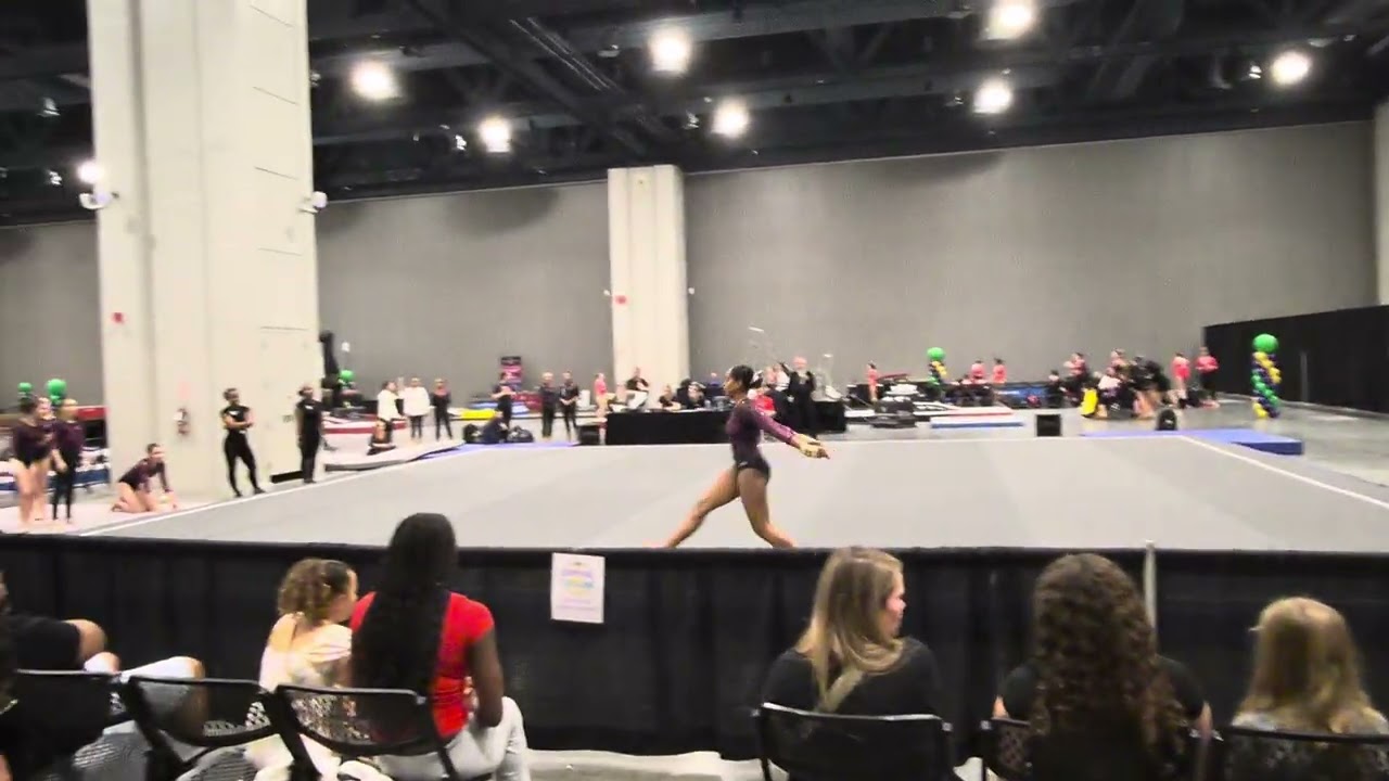 Carnival in Carolina Gymnastic Meet #gymnasticsmeet #floor routine #xcelplatinum #bullcitygymnastics