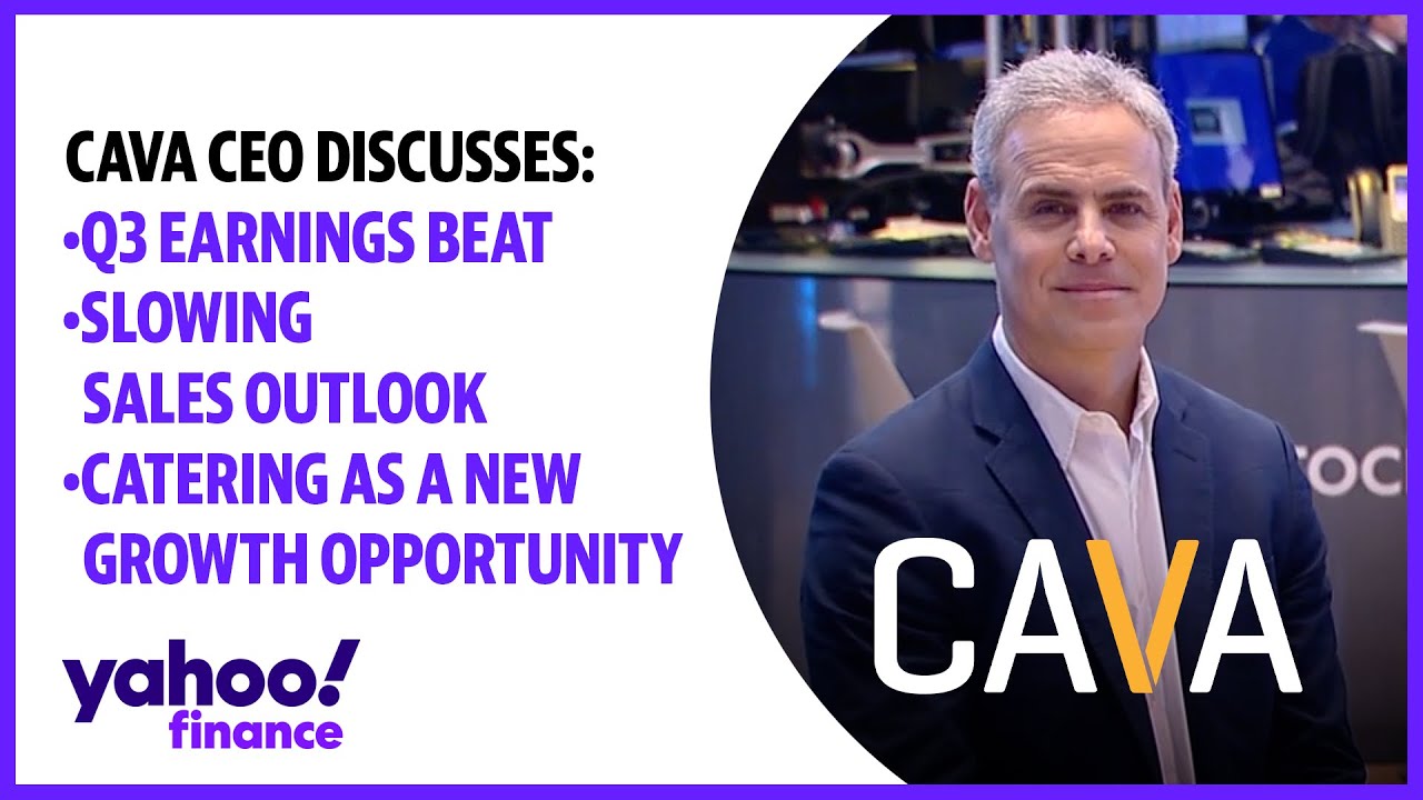 Cava CEO discusses Q3 earnings beat, slowing sales outlook, catering as a new growth opportunity