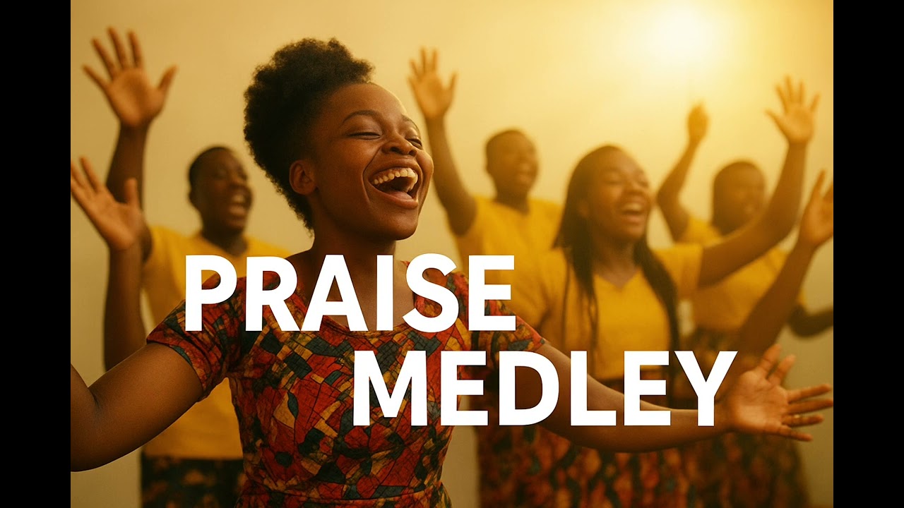 🎵PRAISE MEDLEY👏🙌🏼💃🏻: Uplighting and thanksgiving songs. #praiseandworship #faith #faithmusic #music