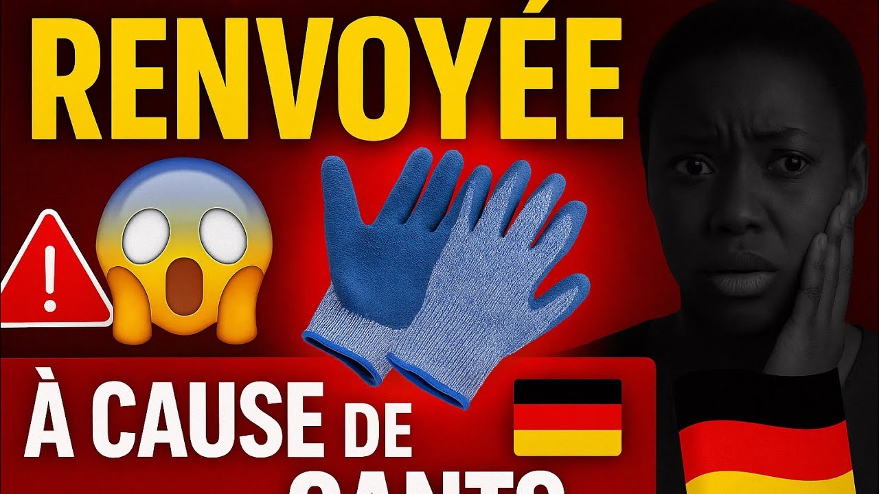 Renvoyée à cause d’un vol de gants en Allemagne 😳🇩🇪