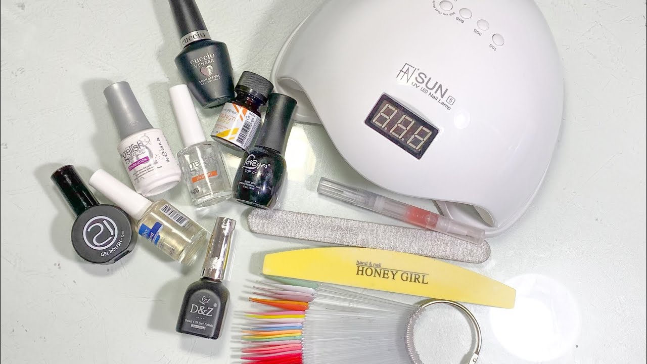 ESMALTAÇÃO EM GEL - Lista de Materiais