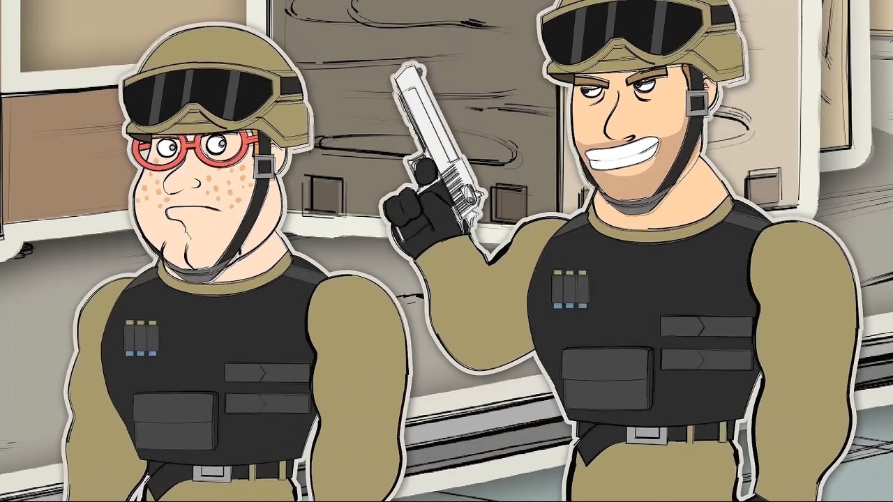 ИГРАЛИ ПРОТИВ НИКА БАНЬЮНА - CS GO Cartoons Ep 6