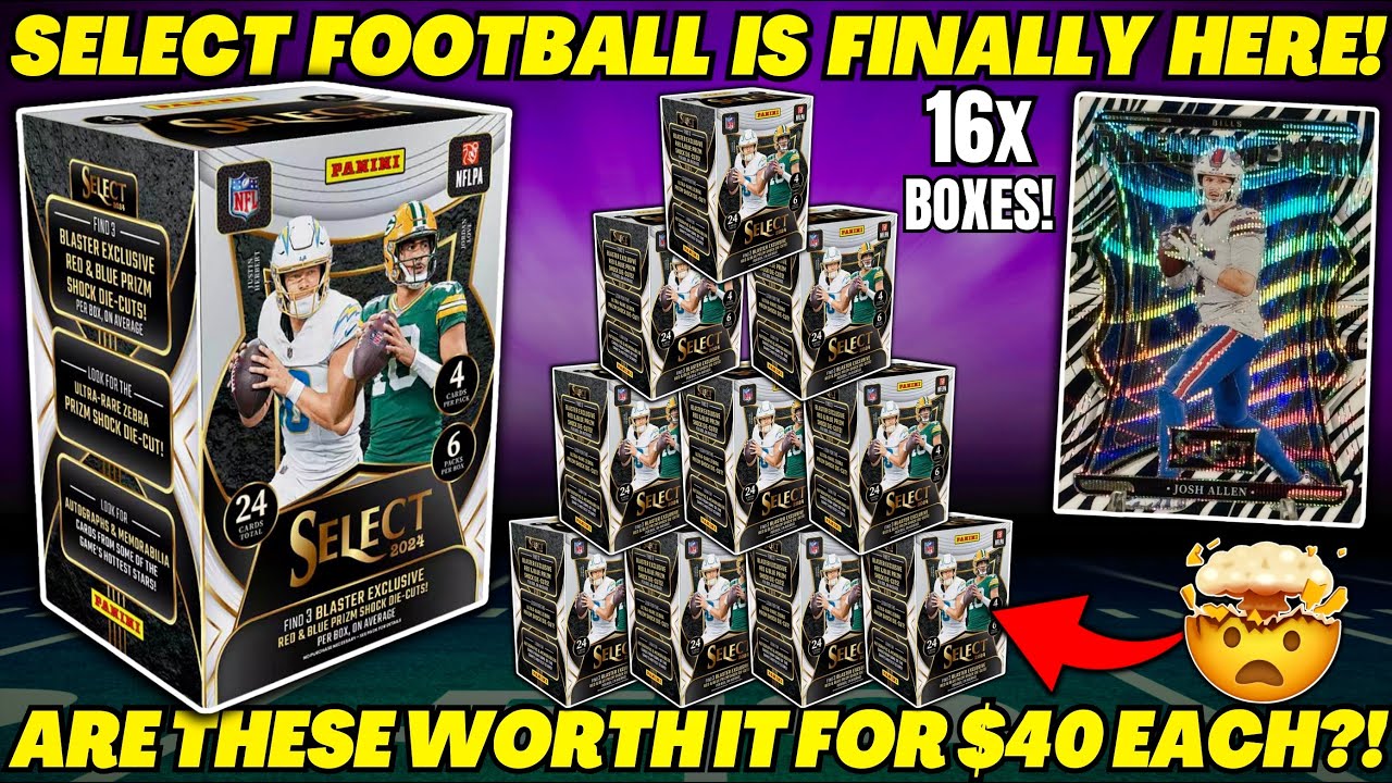 *SELECT FOOTBALL IS HERE!🚨 2024 SELECT FOOTBALL BLASTER BOX REVIEW!🏈