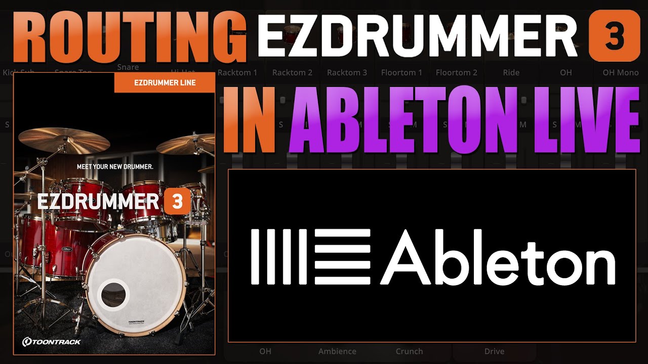 Routing Toontrack's EZDrummer 3 In Ableton Live