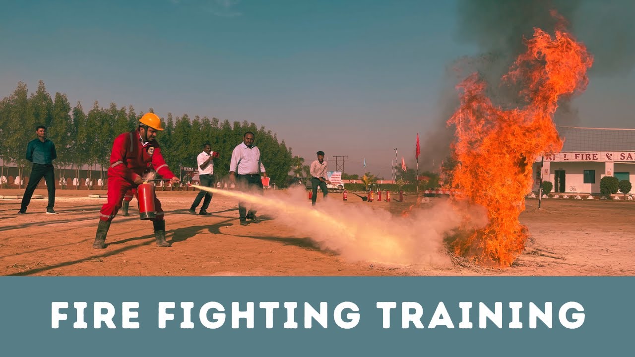 Fire Fighting Training _ mock drill fire fighting