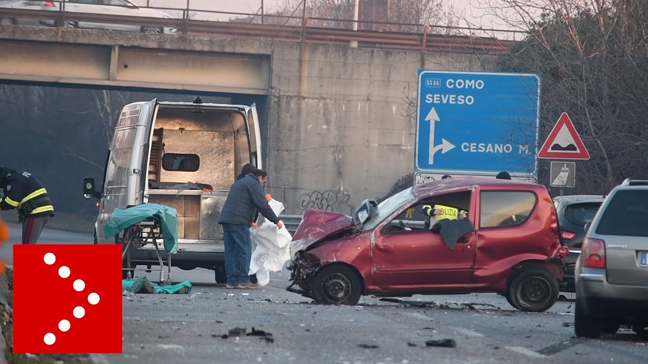 Incidente sulla Milano Meda, tassista travolto e ucciso