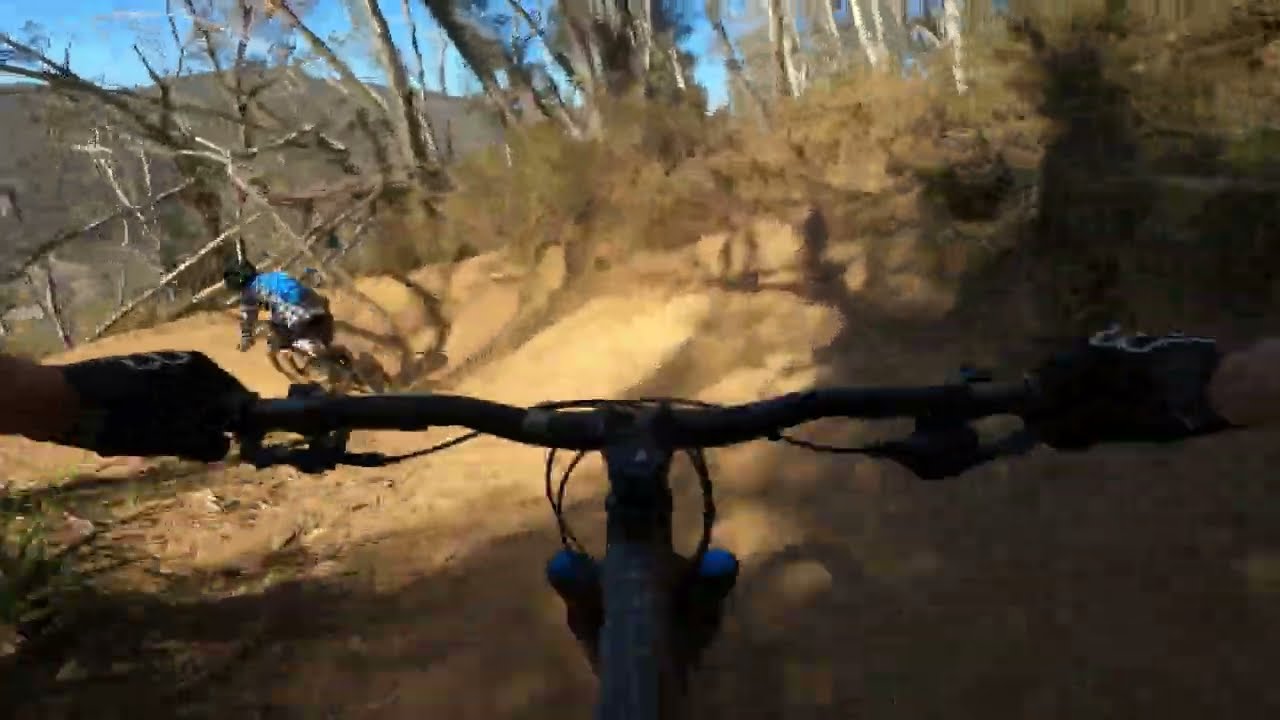 Thredbo Mountain Biking. Grasshopper trail. 28th March 2024.