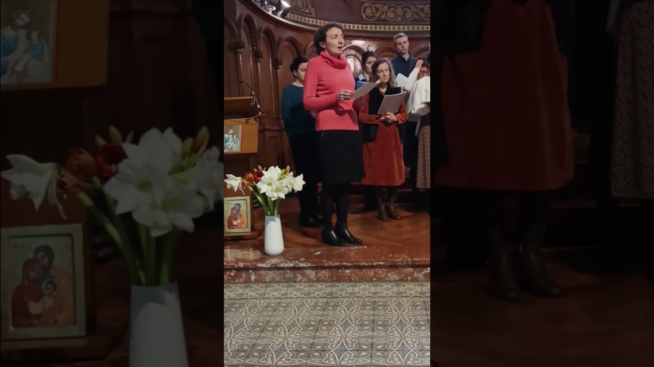 Pueri concinite de Von Herbeck dans une maison de retraite lors d'un concert