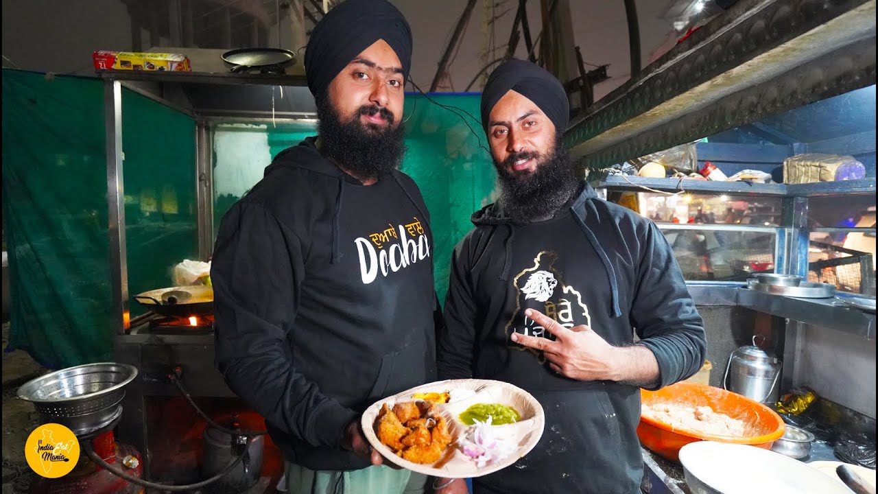 India's Cheapest Crispy Chicken Making Rs. 5/- Only l Jalandhar Street Food