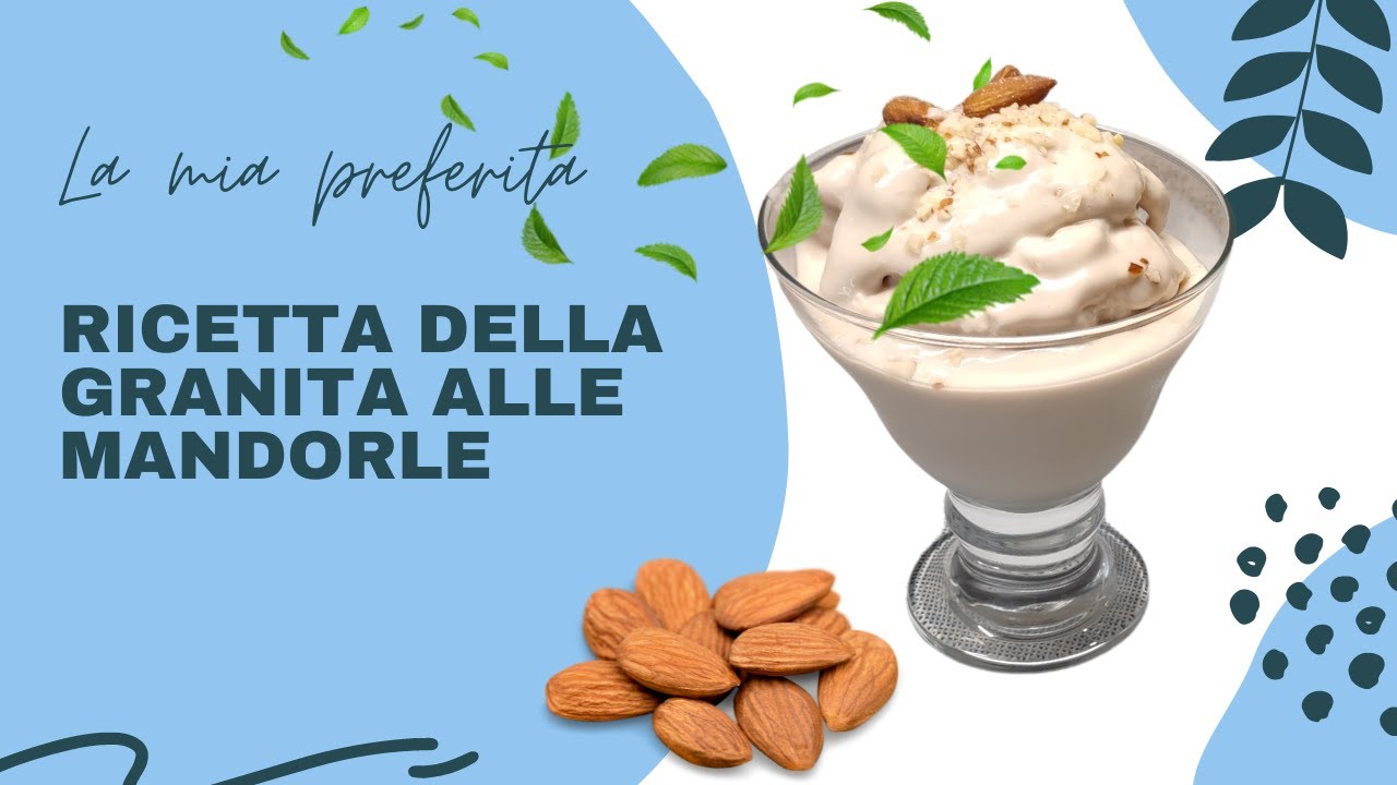 GRANITA ALLE MANDORLE SICILIANA SUPER CREMOSA