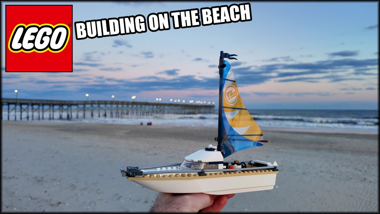 I Built LEGO on the Beach! Sailboat 60438 (2024) Review!