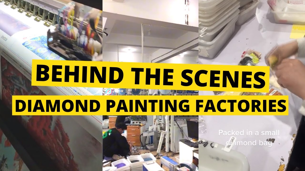 👀 How Diamond Paintings Are Made | Diamond Art Factory Compilation