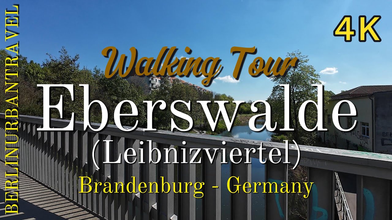 Eberswalde - Leibnizviertel | Germany 4K 🇩🇪 Walking Tour