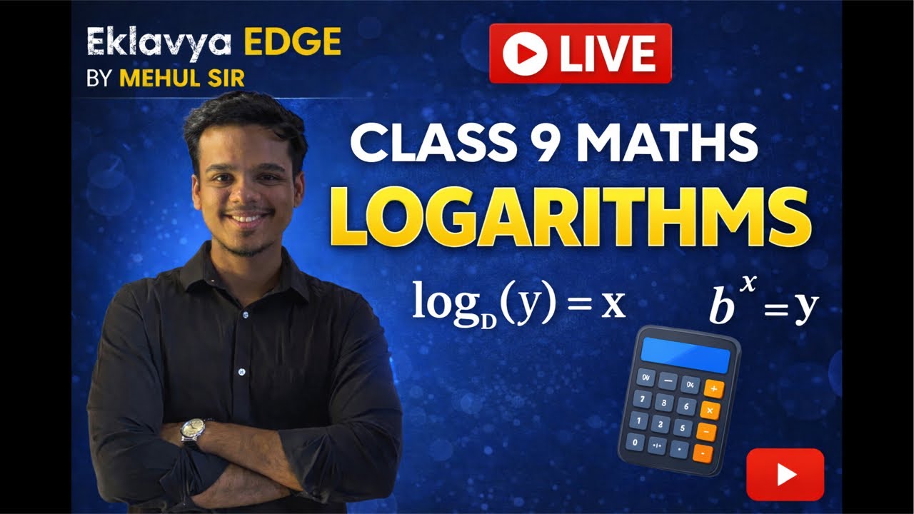 Class 9 LOGARITHMS live