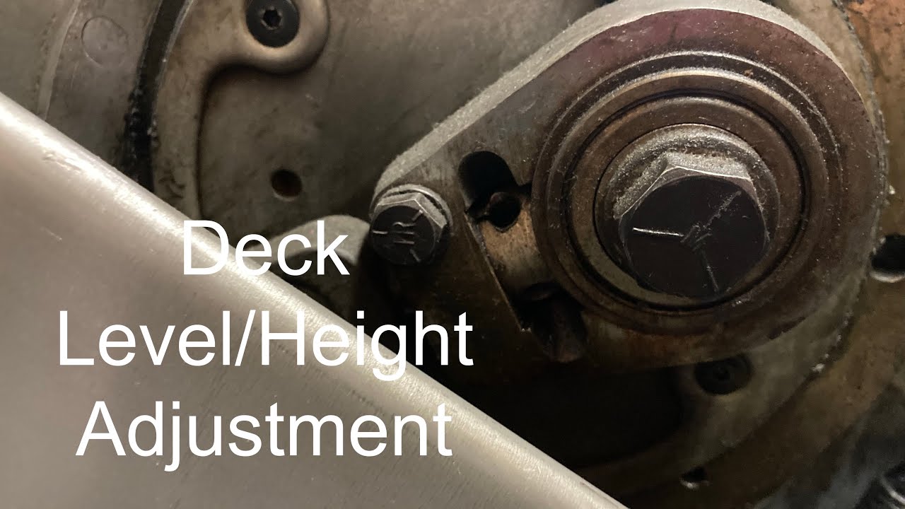 Deck Height & Level #14 - Brunswick Pinsetter Adjustments
