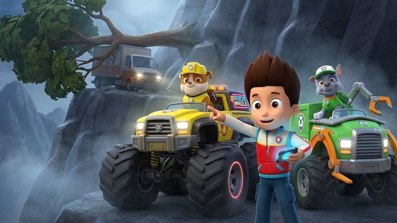 PAW Patrol: Rescue Wheels –The High-Clearance Haul🚚⛰️ |Monster Truck Rescues & Mountain Road Blocks!