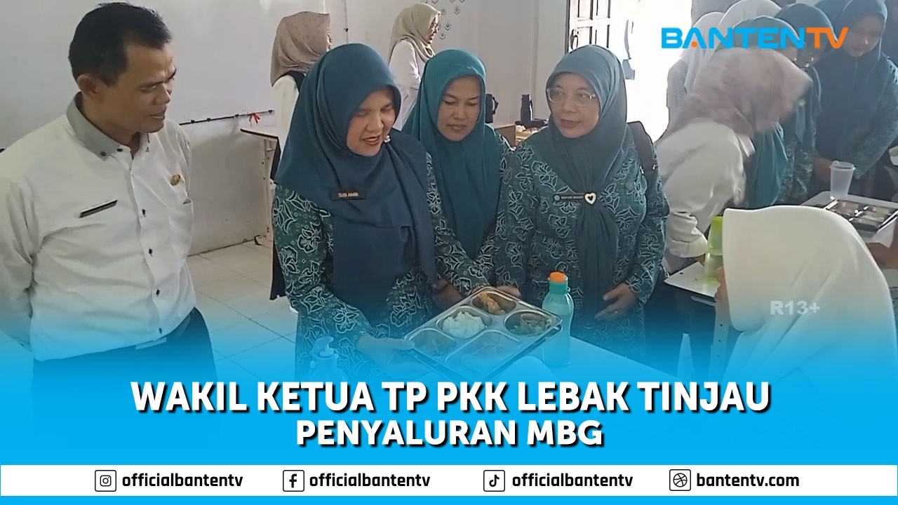 WAKIL KETUA TP PKK LEBAK TINJAU PENYALURAN MBG