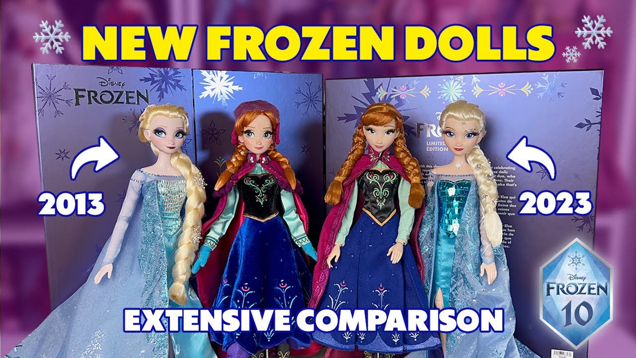 Новая лимитированная серия кукол Frozen 2023 — распаковка и сравнение