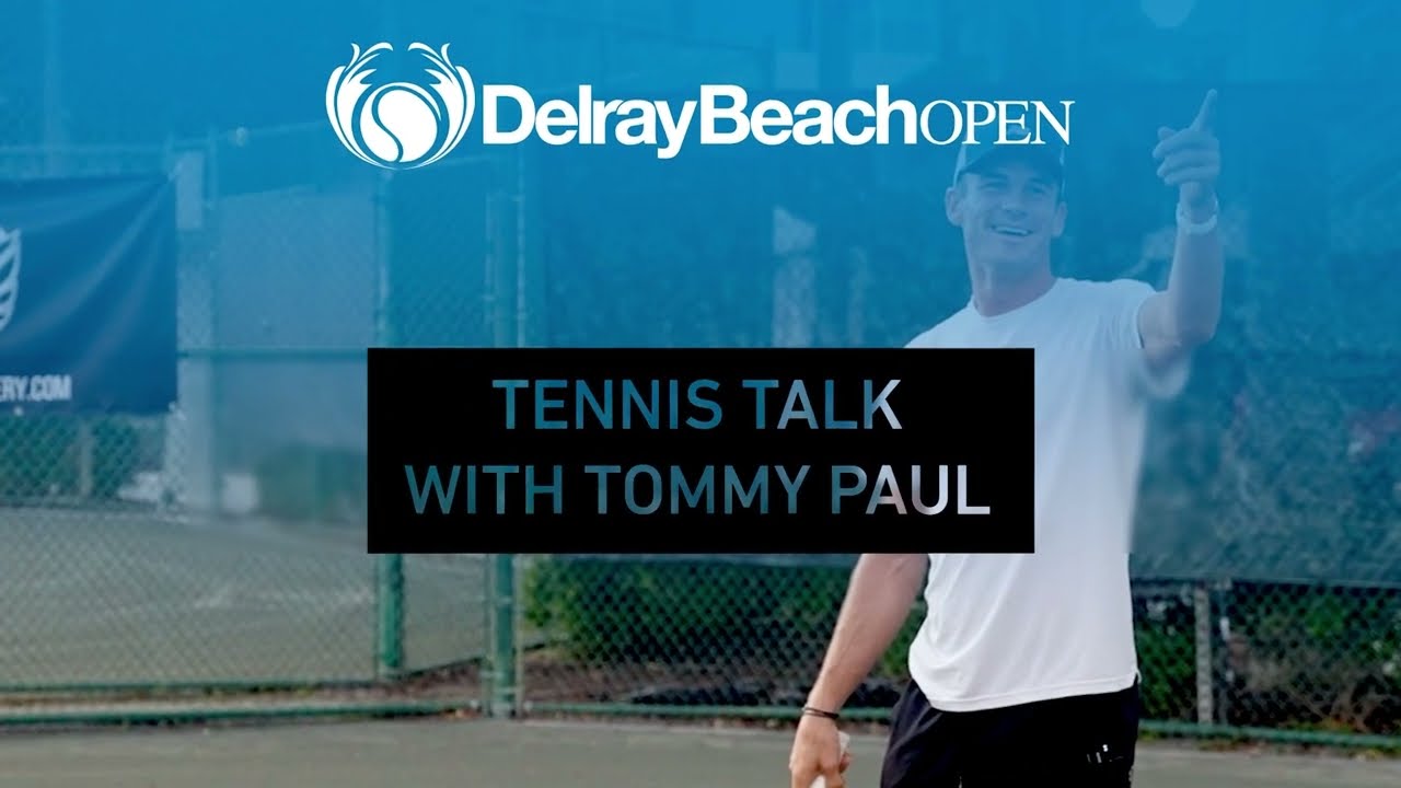 Tennis Talk With Tommy at the Delray Beach Open