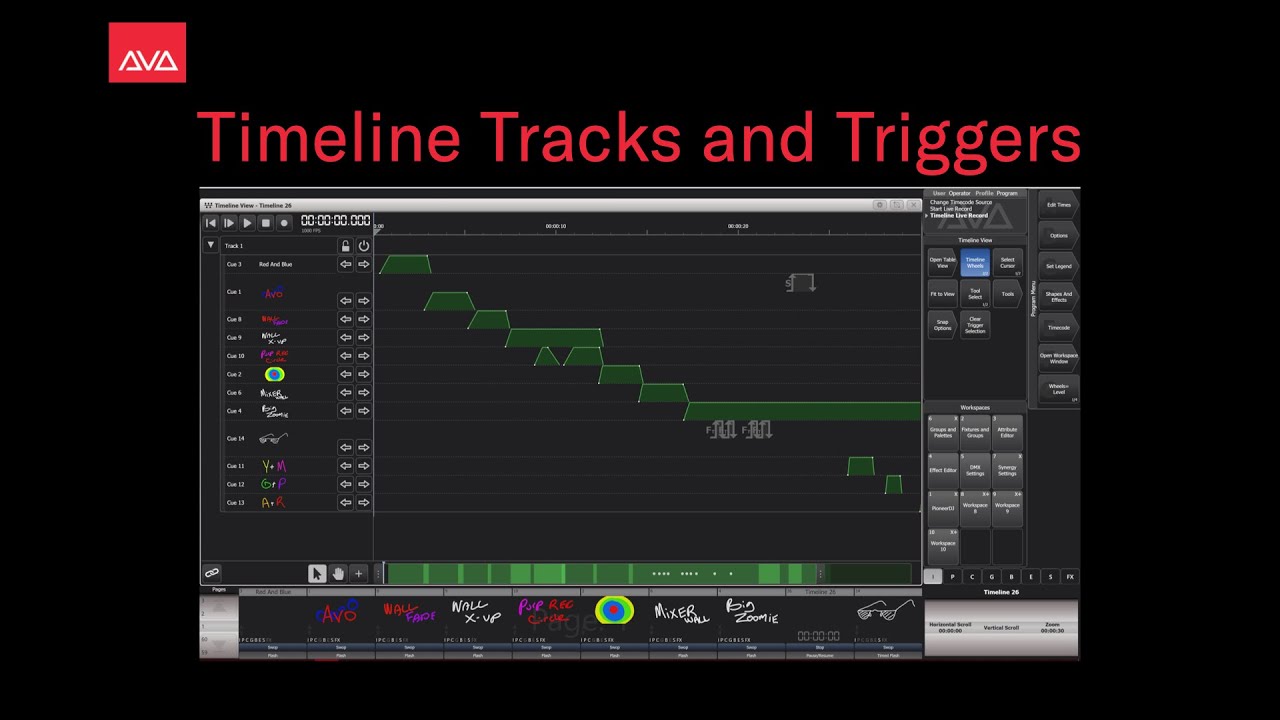 Timeline Tracks and Triggers