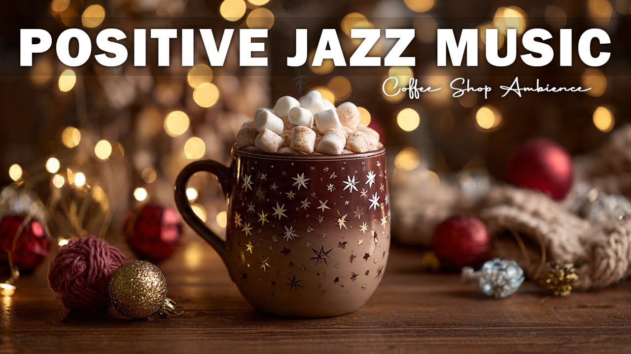 Positive  Jazz Music 🎧 Coffee Shop Ambiance & Sweet Bossa Nova Piano Music for Relaxing & Studying.
