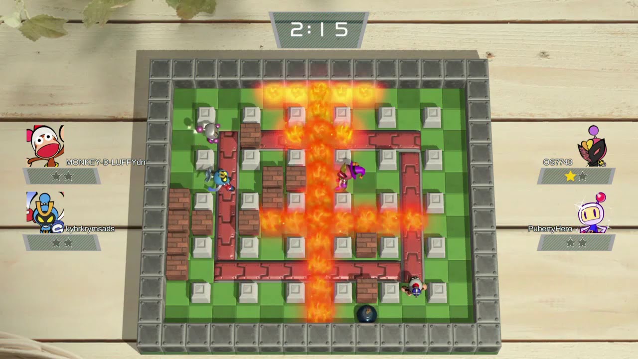 Super Bomberman R - League Battle - Online Matches #16 (PS4)