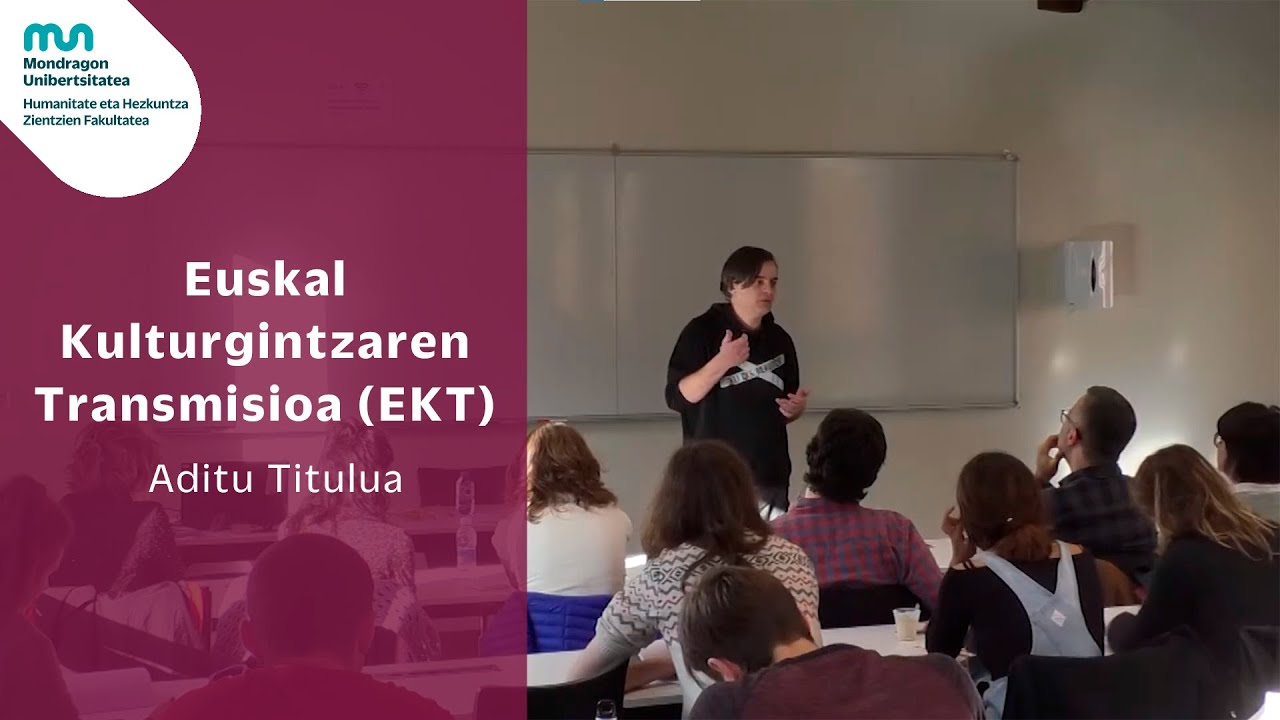 Euskal Kulturgintzaren Transmisioa (EKT) Aditu Titulua